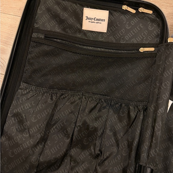 Juicy Couture Tie-Dye Hard Shell Carry-On in Blue and Pink with Gold Handle - Picture 9 of 9